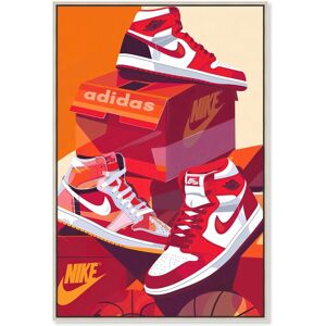 Notori Art Red Boxes and Sneakers Canvas Trend Sport Wall Art by Notoriart Orange 16 Notori Art Red Boxes and Sneakers Canvas Trend Sport Wall Art by Notoriart Orange 16