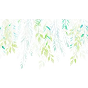 Komar Summer Leaves Wall Mural Green Oversized Komar Summer Leaves Wall Mural Green Oversized
