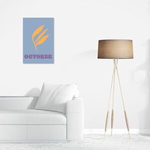 Wynwood Studio Canvas Typography and Quotes October Simple Nature Blue and Orange Modern & Contemporary Wall Art Canvas Print Blue 24 x 16 Wynwood Studio Canvas Typography and Quotes October Simple Nature Blue and Orange Modern & Contemporary Wall Art Canvas Print Blue 24 x 16