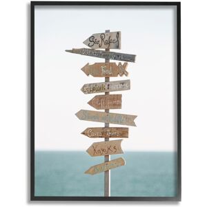 Stupell Nautical Beach Direction Sign Framed Giclee Art by Krista Broadway Blue 24 x 30 Stupell Nautical Beach Direction Sign Framed Giclee Art by Krista Broadway Blue 24 x 30