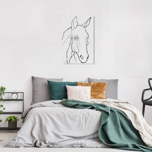 Wynwood Studio Canvas Animals Stallion sketch Gray and Light Gray Farmhouse Wall Art Canvas Print Grey 24 x 16 Wynwood Studio Canvas Animals Stallion sketch Gray and Light Gray Farmhouse Wall Art Canvas Print Grey 24 x 16