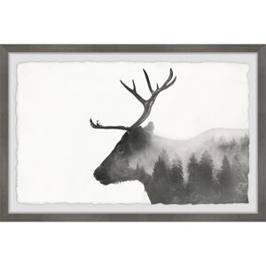 HomeStock Alone Reindeer Framed Wall Art, Elegant Home Touch - Sophisticated Artwork for Refined Décor Multi 31 x 21 HomeStock Alone Reindeer Framed Wall Art, Elegant Home Touch - Sophisticated Artwork for Refined Décor Multi 31 x 21