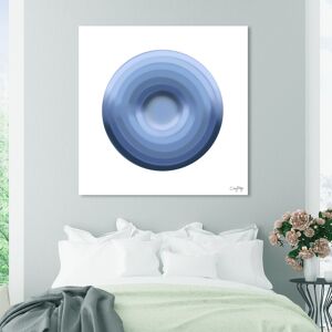 Wynwood Studio Abstract Corey Paige - Ombre Blue Circle Print Blue and Modern & Contemporary Wall Art Canvas Print Blue 40 x 40 Wynwood Studio Abstract Corey Paige - Ombre Blue Circle Print Blue and Modern & Contemporary Wall Art Canvas Print Blue 40 x 40