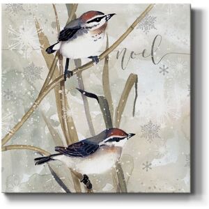 Wexford Home Winter Birds Noel-Premium Gallery Wrapped Canvas - Ready to Hang Multi 16X16 Wexford Home Winter Birds Noel-Premium Gallery Wrapped Canvas - Ready to Hang Multi 16X16