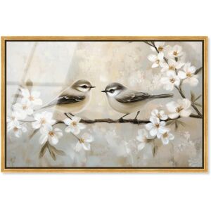 Delicate Birds Farmhouse Framed Acrylic Wall Art by Art Remedy White 36 Delicate Birds Farmhouse Framed Acrylic Wall Art by Art Remedy White 36