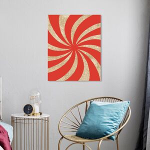 Wynwood Studio Canvas Abstract Retro Glam Candy Cane Red Glam Wall Art Canvas Print Red 20 x 24 Wynwood Studio Canvas Abstract Retro Glam Candy Cane Red Glam Wall Art Canvas Print Red 20 x 24