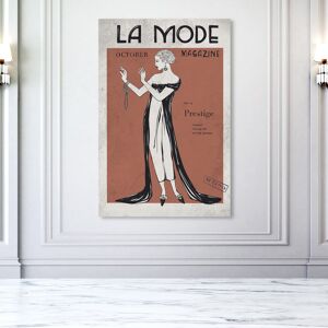 Wynwood Studio Fashion and Glam La Mode Poster Brown and French Country Wall Art Canvas Print Brown 54 x 36 Wynwood Studio Fashion and Glam La Mode Poster Brown and French Country Wall Art Canvas Print Brown 54 x 36