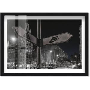 Madrid Stadium Crossroads Cars Art Shadowbox Print by Notoriart Black 36 Madrid Stadium Crossroads Cars Art Shadowbox Print by Notoriart Black 36