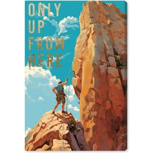 Only Up From Here Canvas Mancave Sports Art Prints by Art Remedy, Gallery Wrapped Gold 16 Only Up From Here Canvas Mancave Sports Art Prints by Art Remedy, Gallery Wrapped Gold 16