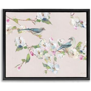 Stupell Soft Spring Blossoms & Birds Framed Floater Canvas Wall Art Design By Sally Swatland Pink 21 x 17 Stupell Soft Spring Blossoms & Birds Framed Floater Canvas Wall Art Design By Sally Swatland Pink 21 x 17