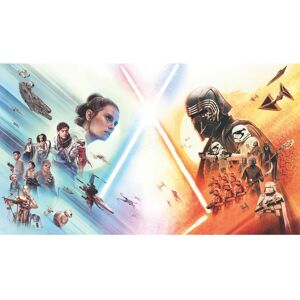Blue & Orange Star Wars The Rise Of Skywalker Wall Mural by RoomMates Blue Large Blue & Orange Star Wars The Rise Of Skywalker Wall Mural by RoomMates Blue Large