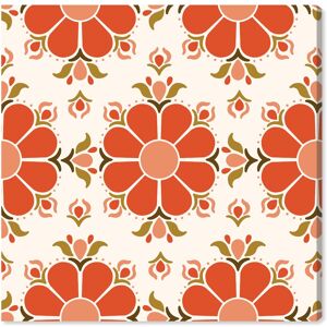 Wynwood Studio Canvas Abstract Retropop Decor Flower Orange and Dark Orange Modern & Contemporary Wall Art Canvas Print Orange 30 x 30 Wynwood Studio Canvas Abstract Retropop Decor Flower Orange and Dark Orange Modern & Contemporary Wall Art Canvas Print Orange 30 x 30