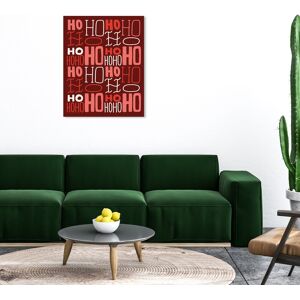 Wynwood Studio Canvas Holiday and Seasonal Ho Ho Ho Plain Red Modern & Contemporary Wall Art Canvas Print Red 30 x 36 Wynwood Studio Canvas Holiday and Seasonal Ho Ho Ho Plain Red Modern & Contemporary Wall Art Canvas Print Red 30 x 36