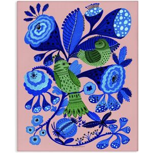 Stupell Folk Style Birds in Nature Canvas Wall Art Design By Kay Widdowson Blue 36 x 48 Stupell Folk Style Birds in Nature Canvas Wall Art Design By Kay Widdowson Blue 36 x 48