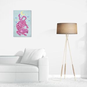 Wynwood Studio Canvas Animals Neon Lunar Tiger Pink and Pastel Yellow Modern & Contemporary Wall Art Canvas Print Pink 24 x 16 Wynwood Studio Canvas Animals Neon Lunar Tiger Pink and Pastel Yellow Modern & Contemporary Wall Art Canvas Print Pink 24 x 16