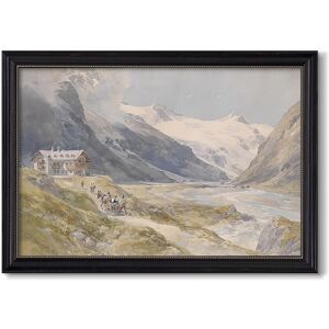 Wexford Home Shepherds c 1921-Edward Theodore Compton-Custom Framed Canvas Multi 34 x 24 Wexford Home Shepherds c 1921-Edward Theodore Compton-Custom Framed Canvas Multi 34 x 24