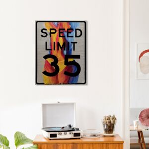 Wynwood Studio JJ Hammond - Speed Limit 35 Modern & Contemporary Wall Art Canvas Print Orange,Black 20 x 24 Wynwood Studio JJ Hammond - Speed Limit 35 Modern & Contemporary Wall Art Canvas Print Orange,Black 20 x 24