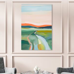Wynwood Studio Nature and Landscape River Route Green and Modern & Contemporary Wall Art Canvas Print Green 54 x 36 Wynwood Studio Nature and Landscape River Route Green and Modern & Contemporary Wall Art Canvas Print Green 54 x 36