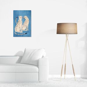 Wynwood Studio Canvas Animals 2000 Spots Male n Female Blue and Modern & Contemporary Wall Art Canvas Print Blue 24 x 16 Wynwood Studio Canvas Animals 2000 Spots Male n Female Blue and Modern & Contemporary Wall Art Canvas Print Blue 24 x 16