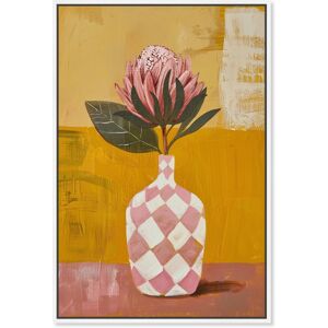 Protea Bloomscape Canvas Retro Poster Art by Art Remedy Pink 16 Protea Bloomscape Canvas Retro Poster Art by Art Remedy Pink 16