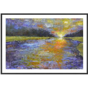 Ready2HangArt Canyon Sunset Framed Print Wall Art by Norman Wyatt Jr. Purple 40 Ready2HangArt Canyon Sunset Framed Print Wall Art by Norman Wyatt Jr. Purple 40