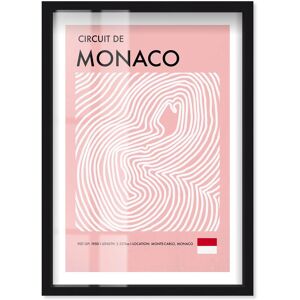 Notori Art Monaco Circuit Formula 1 Posters Shadowbox Print by Notoriart Pink 31 Notori Art Monaco Circuit Formula 1 Posters Shadowbox Print by Notoriart Pink 31