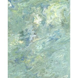 Komar Flow Reflection Wall Mural Blue Oversized Komar Flow Reflection Wall Mural Blue Oversized