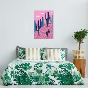 Wynwood Studio Nature and Landscape Pink Desert Cactus Purple and Pastel Violet Modern & Contemporary Wall Art Canvas Print Purple 36 x 24 Wynwood Studio Nature and Landscape Pink Desert Cactus Purple and Pastel Violet Modern & Contemporary Wall Art Canvas Print Purple 36 x 24