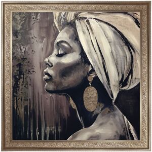 Masterpiece Art Gallery Meditation III by Annabelle Hall - Framed Canvas Art Print Gold Medium Masterpiece Art Gallery Meditation III by Annabelle Hall - Framed Canvas Art Print Gold Medium