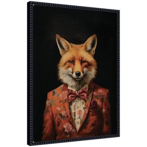 Kate and Laurel Regal Portrait of a Fox by The Creative Bunch Studio Framed Canvas Wall Art Print Black 18x24 Kate and Laurel Regal Portrait of a Fox by The Creative Bunch Studio Framed Canvas Wall Art Print Black 18x24
