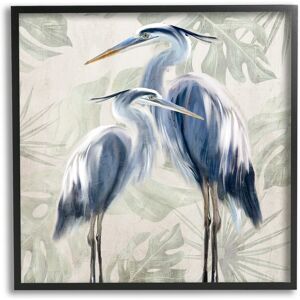Stupell Heron Birds Leaf Pattern Framed Giclee Art Design by Kim Allen Green 17 x 17 Stupell Heron Birds Leaf Pattern Framed Giclee Art Design by Kim Allen Green 17 x 17