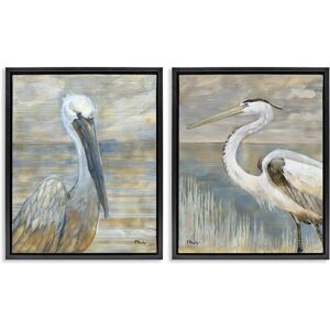 Stupell Sea Birds Abstract Beach Framed Floater Canvas Wall Art Design by Paul Brent (Set of 2) Multi 25 x 31 Stupell Sea Birds Abstract Beach Framed Floater Canvas Wall Art Design by Paul Brent (Set of 2) Multi 25 x 31