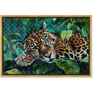 Jaguar Nap Tropical Jungle Animals Canvas Wall Art by Art Remedy Green 24 Jaguar Nap Tropical Jungle Animals Canvas Wall Art by Art Remedy Green 24