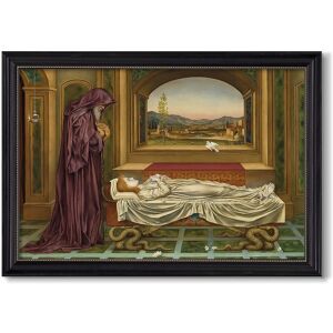 Wexford Home The Wandering Jew: Whom the Gods Love Die Young 1888-Evelyn De Morgan-Custom Framed Canvas Multi 34 x 24 Wexford Home The Wandering Jew: Whom the Gods Love Die Young 1888-Evelyn De Morgan-Custom Framed Canvas Multi 34 x 24
