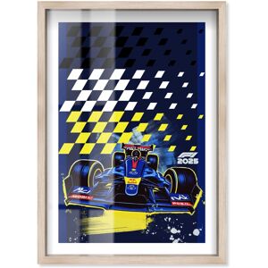 Notori Art Blue Victory Formula 1 Posters Shadowbox Print by Notoriart Blue 17 Notori Art Blue Victory Formula 1 Posters Shadowbox Print by Notoriart Blue 17