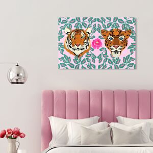 Wynwood Studio Canvas Animals Welcome to our Jungle Pink and Modern & Contemporary Wall Art Canvas Print Pink 20 x 30 Wynwood Studio Canvas Animals Welcome to our Jungle Pink and Modern & Contemporary Wall Art Canvas Print Pink 20 x 30