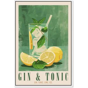 Classy Gin And Tonic Poster Canvas Boho Colorful Wall Art by Art Remedy Green 16 Classy Gin And Tonic Poster Canvas Boho Colorful Wall Art by Art Remedy Green 16