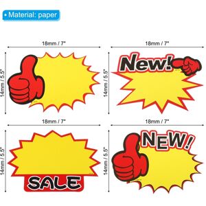 Unique Star Burst Signs,Blank Star Burst Signs Price Tag Stickers Pricing Tags for Sign Retail Store, Sale,New,Blank,New! - Yellow 160Pcs Unique Star Burst Signs,Blank Star Burst Signs Price Tag Stickers Pricing Tags for Sign Retail Store, Sale,New,Blank,New! - Yellow 160Pcs