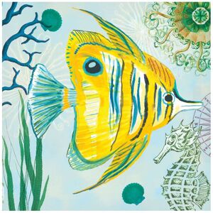 Trademark Fine Art Farida Zaman 'Tropical Underwater III' Canvas Art White 18 x 18 Trademark Fine Art Farida Zaman 'Tropical Underwater III' Canvas Art White 18 x 18