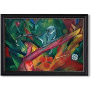 Wexford Home The Monkey 1912-Franz Marc-Custom Framed Canvas Multi 34 x 24 Wexford Home The Monkey 1912-Franz Marc-Custom Framed Canvas Multi 34 x 24