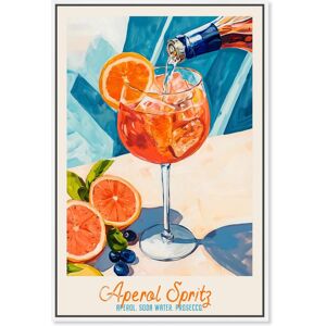 Aperol Spritz Recipe Poster Canvas by Art Remedy Orange 24 Aperol Spritz Recipe Poster Canvas by Art Remedy Orange 24
