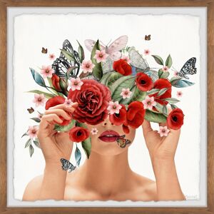 HomeStock Pretty Portraits Framed Wall Art, Elegant Home Touch - Sophisticated Artwork for Refined Décor Multi 19 x 19 HomeStock Pretty Portraits Framed Wall Art, Elegant Home Touch - Sophisticated Artwork for Refined Décor Multi 19 x 19