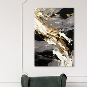 Wynwood Studio Abstract Metal Melting Gold and Modern & Contemporary Wall Art Canvas Print Gold 45 x 30 Wynwood Studio Abstract Metal Melting Gold and Modern & Contemporary Wall Art Canvas Print Gold 45 x 30