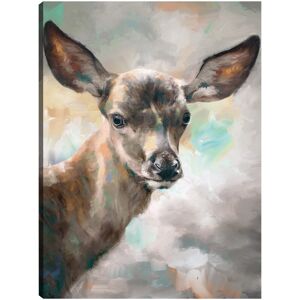 Masterpiece Art Gallery Deer Portrait By Studio Arts Canvas Art Print Multi 27x36 Masterpiece Art Gallery Deer Portrait By Studio Arts Canvas Art Print Multi 27x36