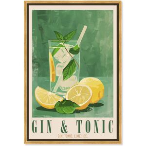 Classy Gin And Tonic Poster Canvas Boho Colorful Wall Art by Art Remedy Green 24 Classy Gin And Tonic Poster Canvas Boho Colorful Wall Art by Art Remedy Green 24