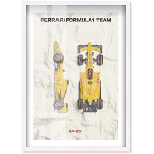 Notori Art Racer in Yellow Formula 1 Posters Shadowbox Print by Notoriart Yellow 17 Notori Art Racer in Yellow Formula 1 Posters Shadowbox Print by Notoriart Yellow 17
