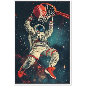 Notori Art Astronaut Hoops Canvas Trend Sport Wall Art by Notoriart Blue 16 Notori Art Astronaut Hoops Canvas Trend Sport Wall Art by Notoriart Blue 16