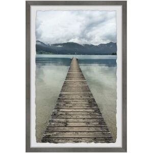 HomeStock Coastal Bridge Painting Print - Wall Art Canvas Framed Picture for Home Decor - 20x30 Inch Multi 30 x 20 HomeStock Coastal Bridge Painting Print - Wall Art Canvas Framed Picture for Home Decor - 20x30 Inch Multi 30 x 20