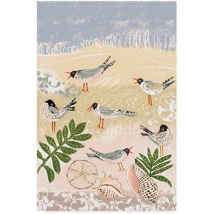 Trademark Fine Art Karen Fields 'Sea Birds' Canvas Art Multi 22 x 32 Trademark Fine Art Karen Fields 'Sea Birds' Canvas Art Multi 22 x 32