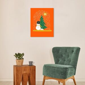 Wynwood Studio Canvas Holiday and Seasonal Little Child Snowman Orange Modern & Contemporary Wall Art Canvas Print Orange 16 x 20 Wynwood Studio Canvas Holiday and Seasonal Little Child Snowman Orange Modern & Contemporary Wall Art Canvas Print Orange 16 x 20